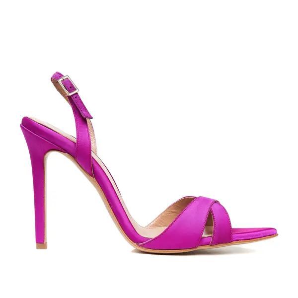 Sandale Thea Satin, Fucsia - 41 / 6.5 cm