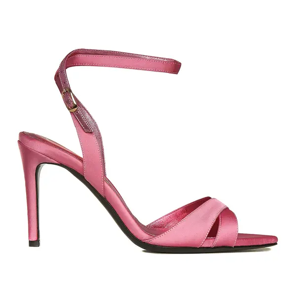 Sandale Thea Satin, Roz - 38 / 9.5 cm
