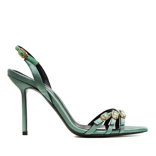 Sandale Yvy Satin, Verde-Mint - Premium Collection - 35 / 10 cm