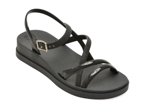 Sandale ZAXY negre, CLASSY SAND, din pvc
