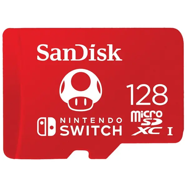 Sandisk Card de memorie SanDisk micro SDXC pentru Nintendo Switch, 128 GB, UHS-I, Class 10, 100 Mb/s