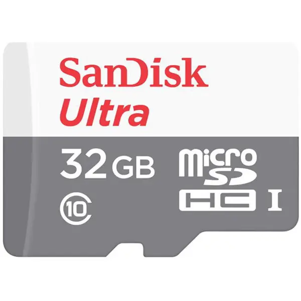 Sandisk Card de memorie SanDisk Ultra microSDHC SDSQUNR-032G-GN3MN, 32 GB, UHS-I, Clasa 10