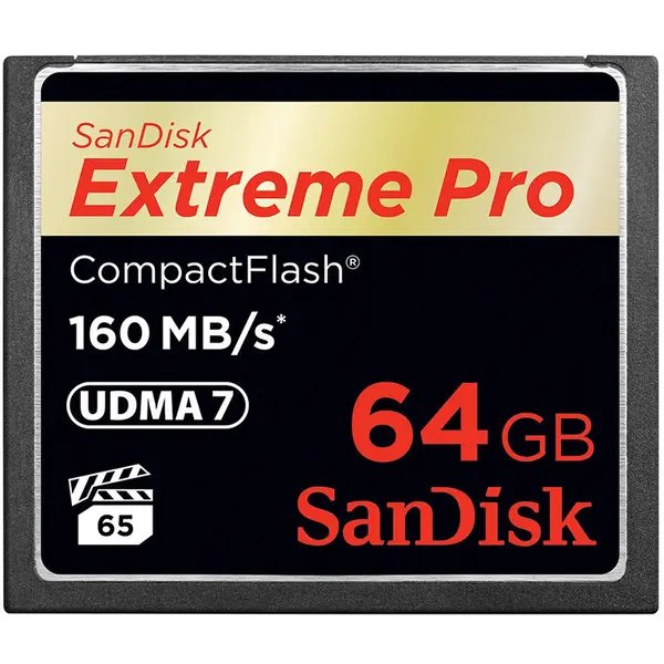 Sandisk Card Sandisk Compact Flash Extreme Pro 160Mbs 64GB