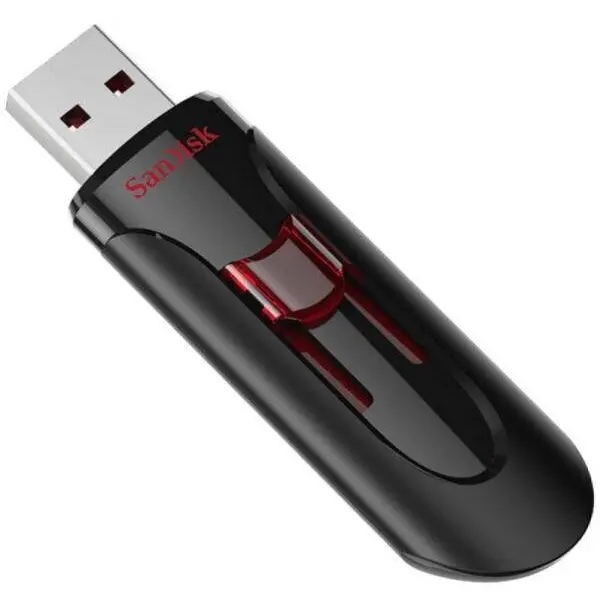 Sandisk Memorie USB Sandisk Cruzer Glide, USB 3.0, 64 GB, Negru