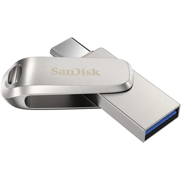 Sandisk Stick USB SanDisk Ultra Dual Drive Luxe, 256GB, USB 3.1/USB Type-C (Argintiu)