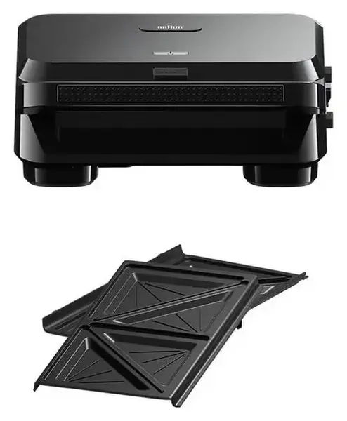 Sandwich Maker Braun Snack Maker 5 SM5000, 800 W, Placi antiaderente detasabile (Negru)