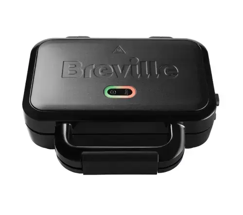 Sandwich-maker Breville VST082X, 850 W, Placi anti-aderente detasabile (Negru)