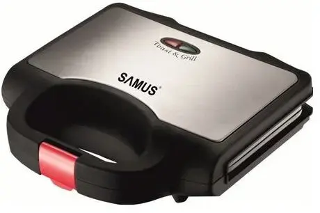Sandwich maker Samus STG-750BX, 750W (Inox/Negru)