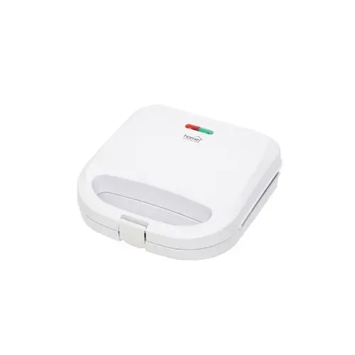 Sandwichmaker Home HG SZ 04, Putere 750 W, Suprafata antiaderenta, 2 sandwich-uri (Alb)