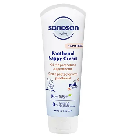 Sanosan baby crema protectoare cu pantenol impotriva iritatiei de scutec 0+ luni 100ml tub