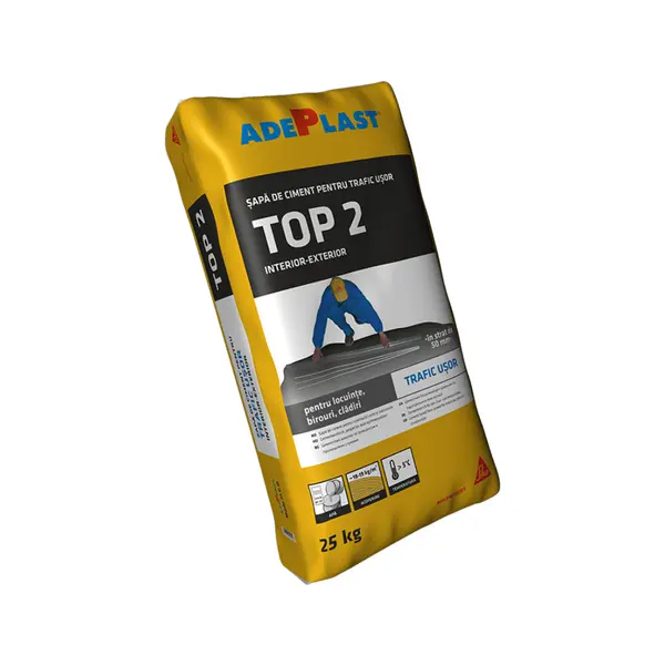Șapă de ciment AdePlast TOP-2 30 Kg