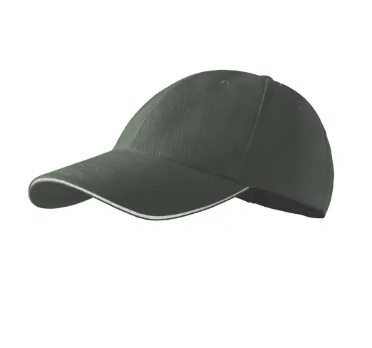 Șapcă 6 paneluri Twill 100% bumbac Malfini Sandwich 6P 306 gri Șapcă 6 paneluri Twill 100% bumbac Malfini Sandwich 6P 306 gri ardezie