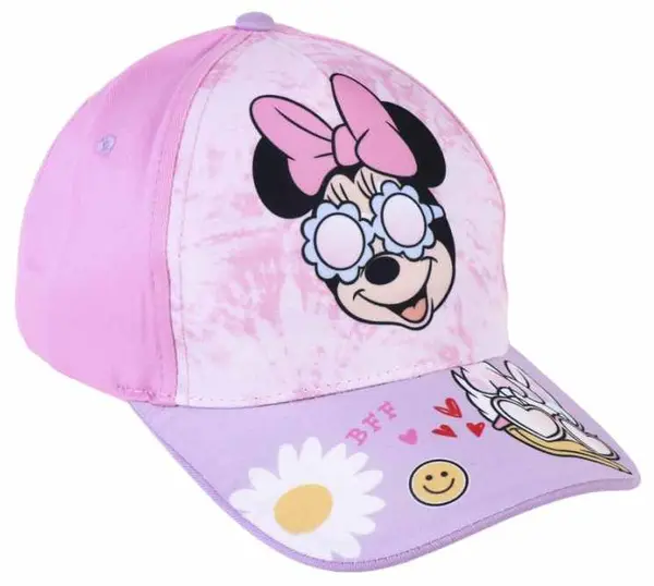 Șapcă cu cozoroc Cerda - Minnie, 53 cm, 4+, roz