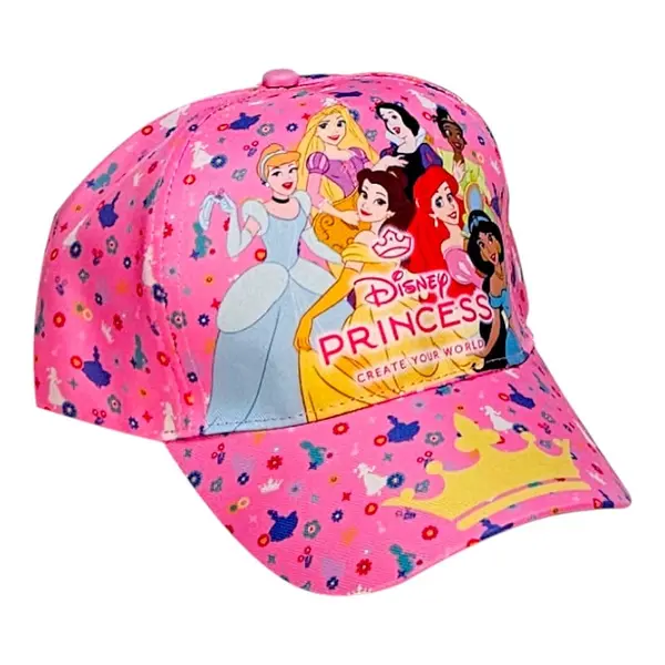 Sapca pentru fetite, multicolor, marimea 54 cm, Princess, Disney Engros
