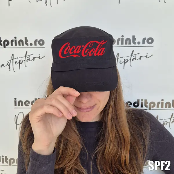 Sapca personalizabila cu LOGO - SPF2 MALFINI, NEGRU