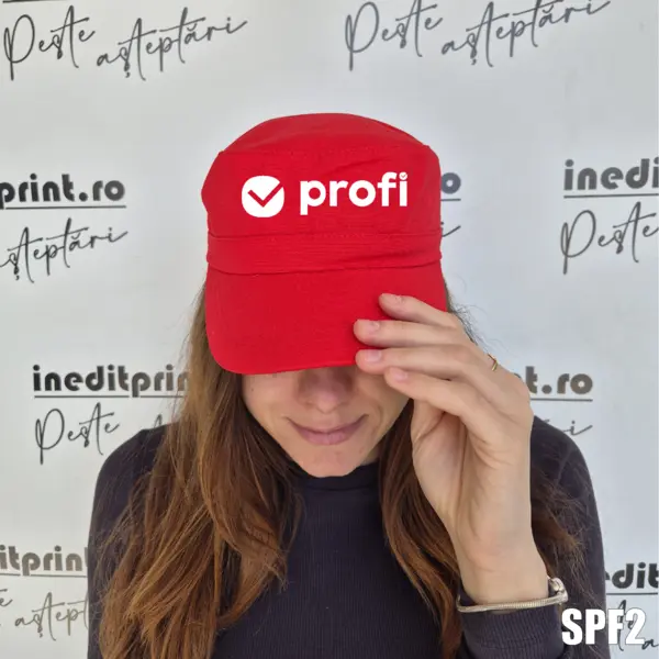 Sapca personalizabila cu LOGO - SPF2 MALFINI, ROȘU