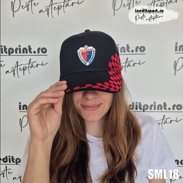Sapca personalizata Asociatia Sportiva Viitorul M.L. SML18 TRUCKER, ROȘU