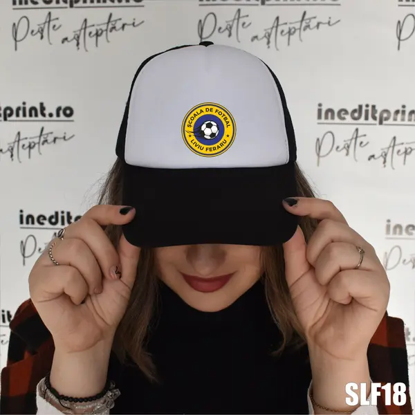 Sapca personalizata Scoala de fotbal Liviu Feraru SLF18 BOSTON, ALBASTRU