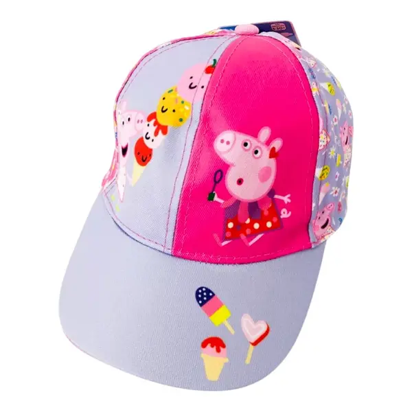 Sapca tip baseball, pentru fete, multicolor, marimea 52 cm, So Fun, Peppa Pig Engros
