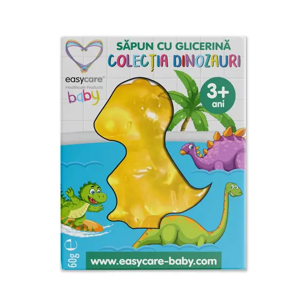 Sapun cu glicerina pentru copii Easycare baby in forma de dinozaur 60 g