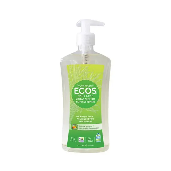 Sapun cu lemongrass hipoalergen 500ml Ecos