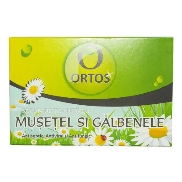 Sapun cu musetel si galbenele, 100 g, Ortos