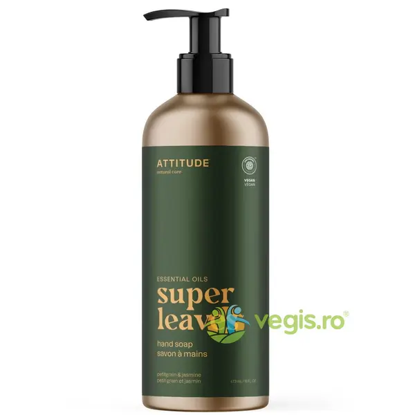Sapun de Maini cu Petitgrain si Iasomie Super Leaves 473ml