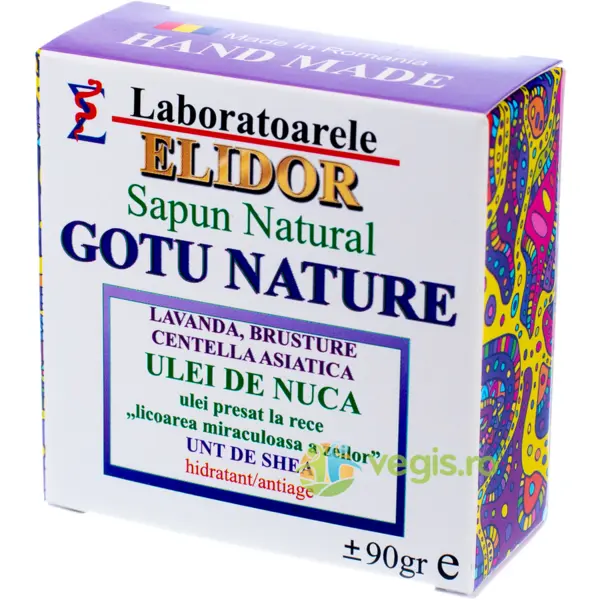 Sapun Hidratant si Anti-Age cu Ulei de Nuca si Unt de Shea Gotu Nature 90g