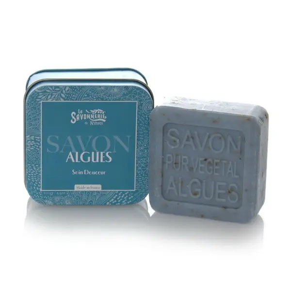 Sapun in cutie metalica, 100 g - Bien Algues | La Savonnerie de Nyons