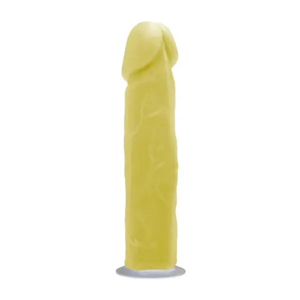 Săpun în formă de penis S-LINE Dicky Soap, bază cu ventuză, perfect ca un cadou sexy și amuzant, galben