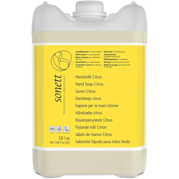 Sapun lichid cu lamaie bio pentru maini si corp - 10 L