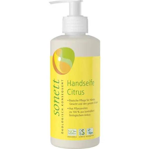 Sapun lichid cu lamaie bio pentru maini si corp - 300 ml