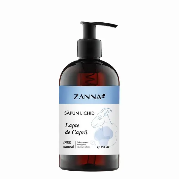 Sapun lichid cu Lapte de capra, 330ml, Zanna