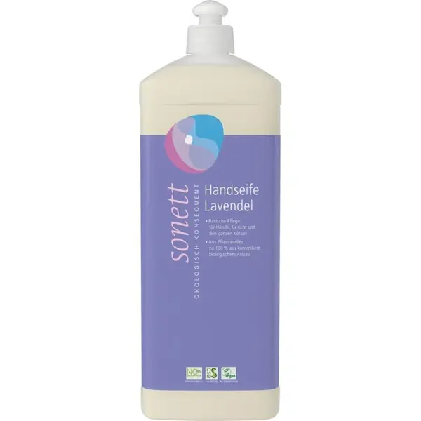Sapun lichid cu lavanda bio pentru maini si corp - 1 L