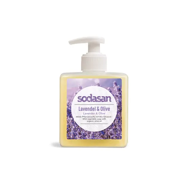 Sapun lichid cu lavanda si masline ecologic 300ml Sodasan