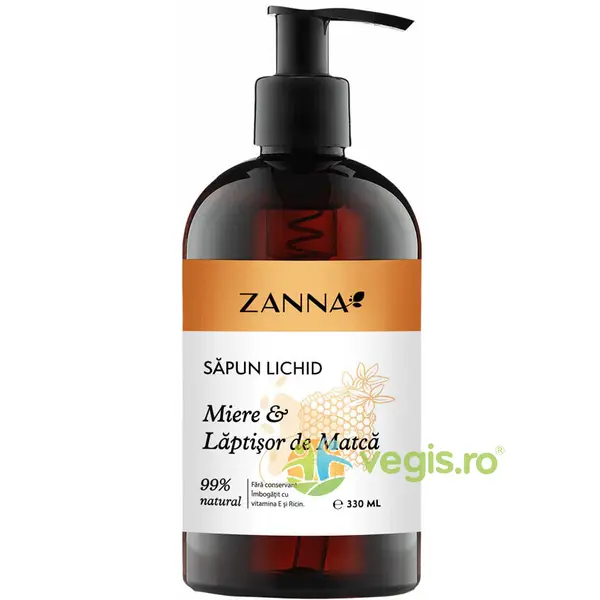 Sapun Lichid cu Miere si Laptisor de Matca 330ml