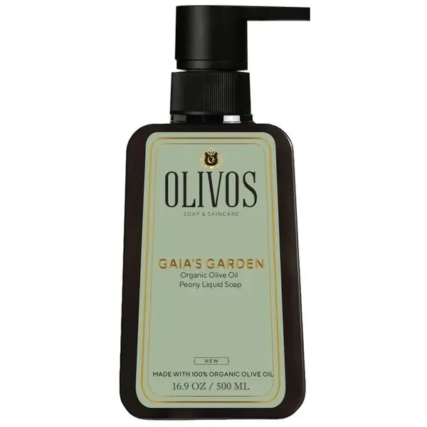 Sapun Lichid cu Ulei de Masline si Parfum de Bujor Gaia's Garden 500ml