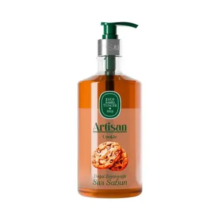 Sapun lichid cu ulei natural de masline Cookie Artisan, 600ml, Eyüp Sabri Tuncer