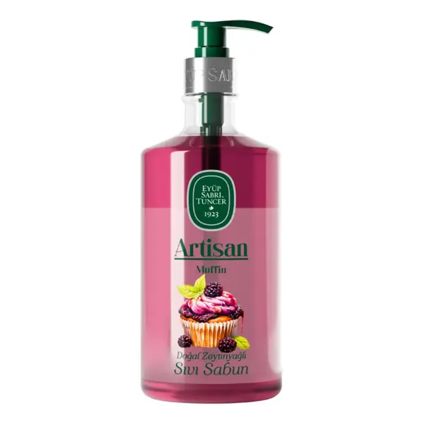 Sapun lichid cu ulei natural de masline Macaron Artisan, 600ml, Eyüp Sabri Tuncer