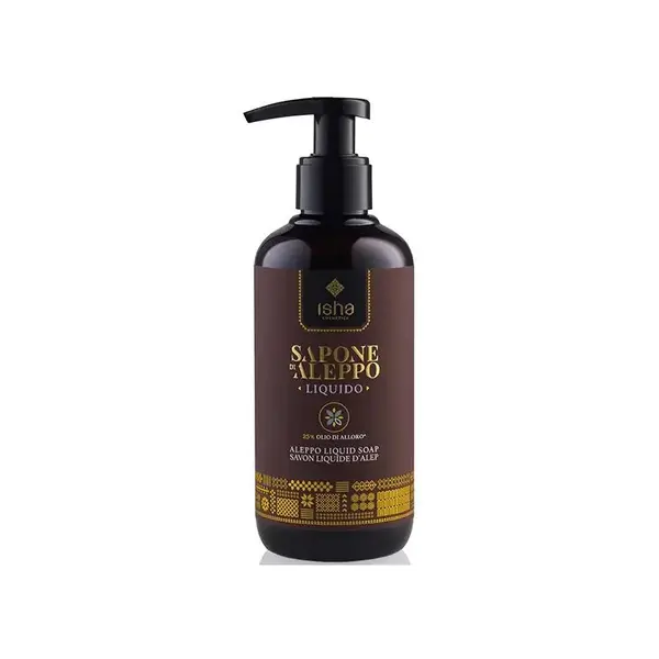 Sapun lichid de alep cu 25% ulei de dafin 500ml Isha
