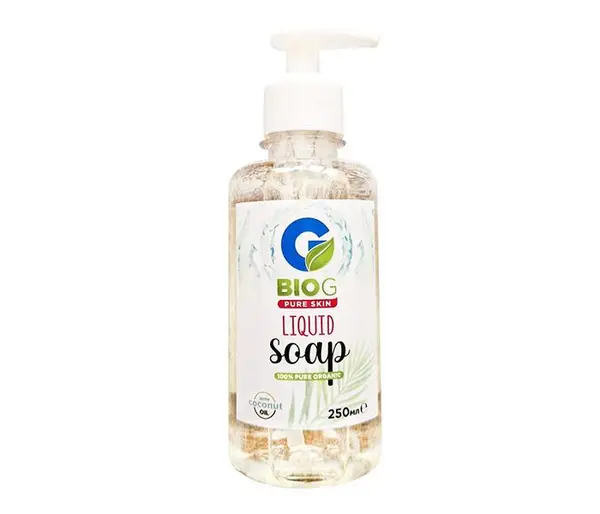 Sapun lichid organic hidratant pentru ten Pure Skin, 250ml, BIO G