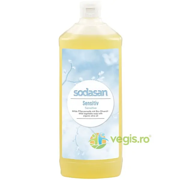 Sapun Lichid pentru Ingrijire Naturala Sensitiv Refill Bio 1L