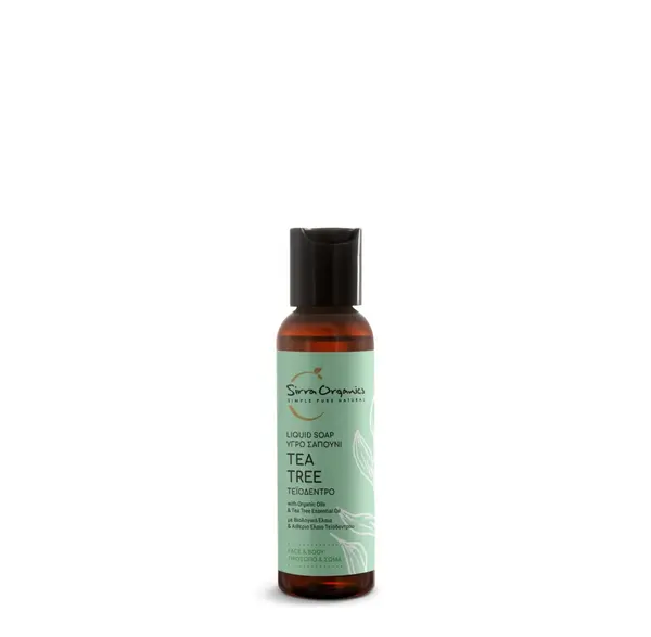 Sapun lichid Tea Tree, 60ml, Sirra Organics