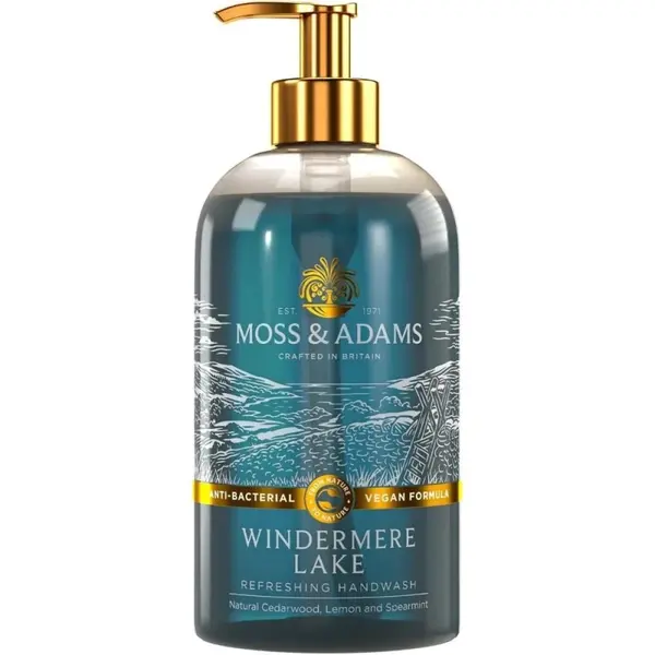 Sapun Lichid Windermere Lake Refreshing, Moss & Adams, 500 ml