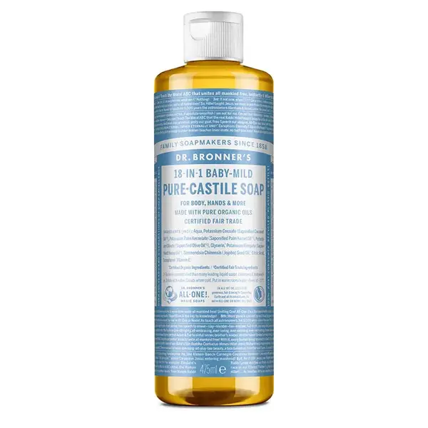Sapun organic de Castilia 18-in-1, Baby (Lichid) - 475 ml