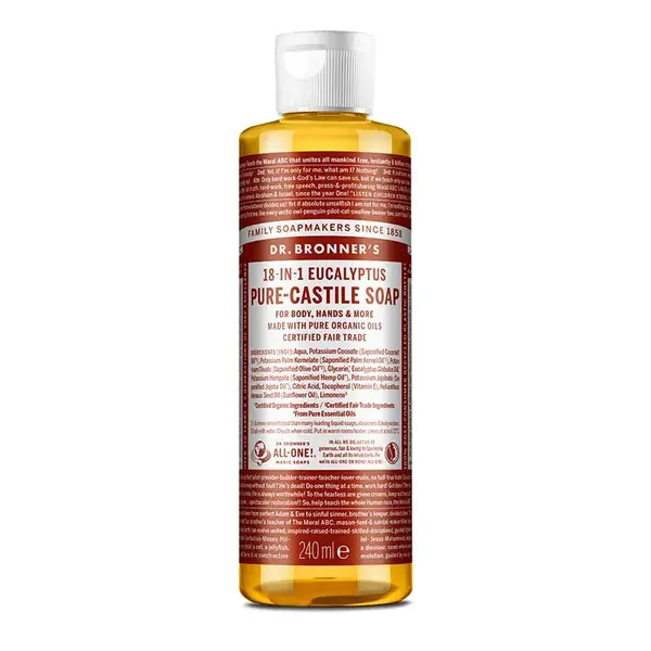 Sapun Organic de Castilia 18-in-1, Eucalipt (Lichid) - 240 ml