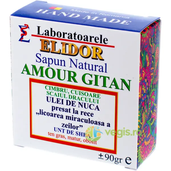 Sapun pentru Ten Gras si Matur cu Unt de Shea Amour Gitan 90g