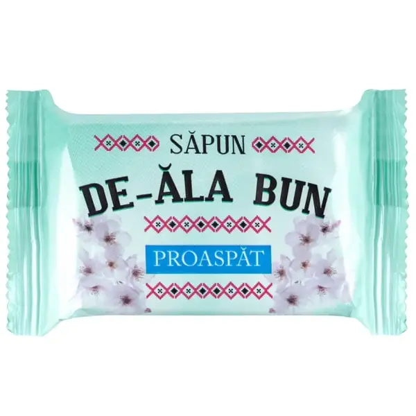 Sapun solid pentru maini cu uleiuri vegetale De-Ala Bun 90 g Sapun solid 100 g proaspat De-ala Bun