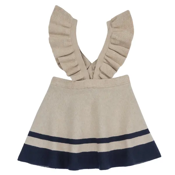 Sarafan copii Chicco, bej cu model, 95635-65MC