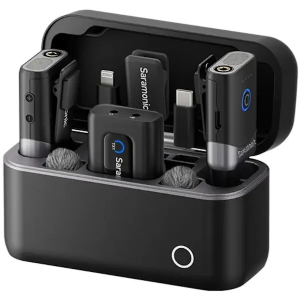 SARAMONIC Kit lavaliere wireless Saramonic Mix, 2x microfon, 1x receptor, USB-C, Lightning